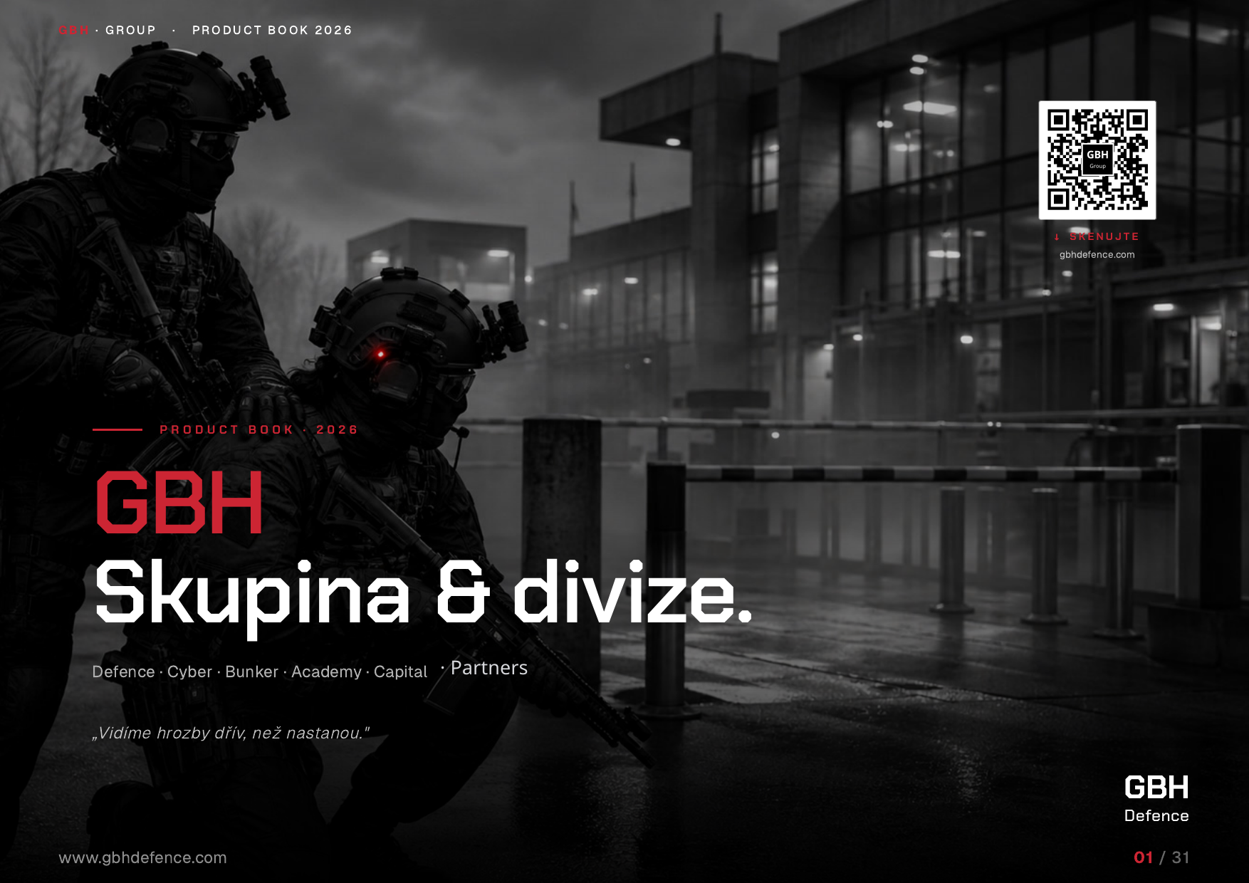 Product book cover: šest specializací skupiny GBH
